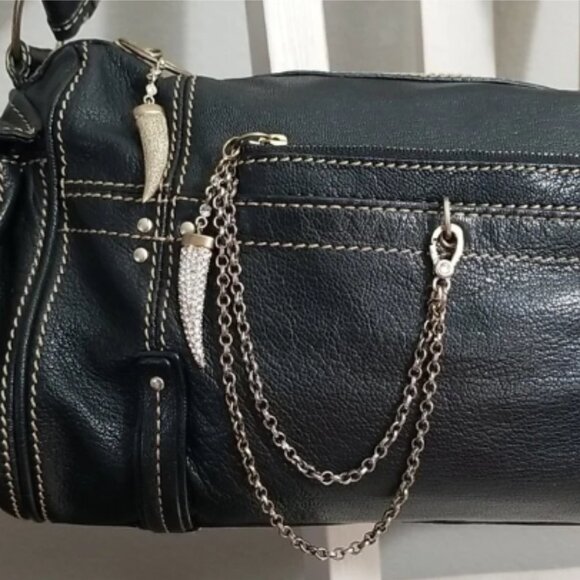 Laundry by Shelli Segal LEATHER SATCHEL - Picture 2 of 15